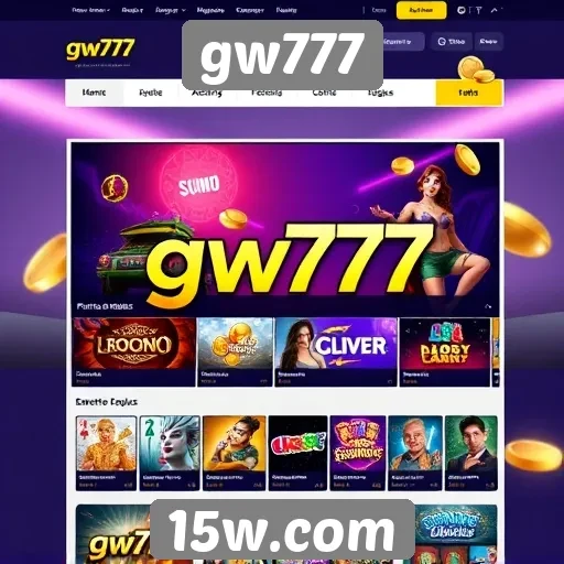 interface do site gw777 é intuitiva e fácil de usar